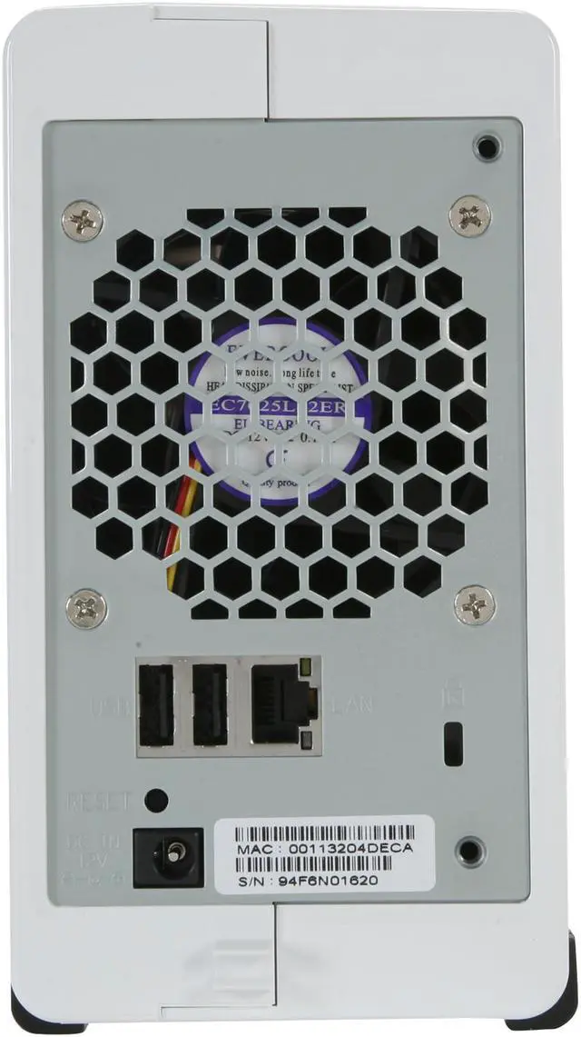 Alt view image 4 of 5 - Synology DS209 Diskless System Disk Station 2-bay SATA NAS Server for Workgroups and Offices