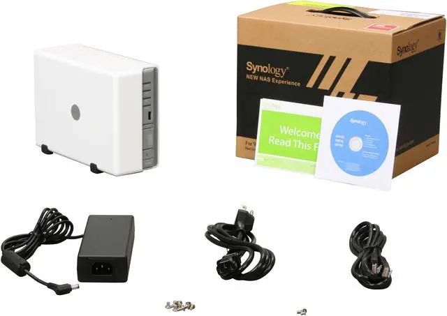 Alt view image 8 of 8 - Synology Disk Station DS210j Diskless System Budget-friendly 2-bay NAS Server for Personal and Home Use