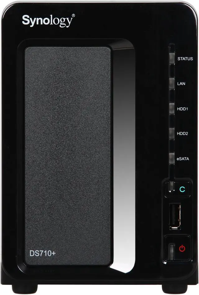 Alt view image 2 of 6 - Synology DS710+ Diskless System DiskStation 2-bay All-in-1 NAS Server for SMB Users