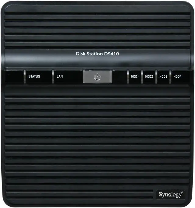 Alt view image 2 of 8 - Synology DS410 Diskless System DiskStation 4-bay All-in-1 NAS Server for Home to Business Workgroup Users