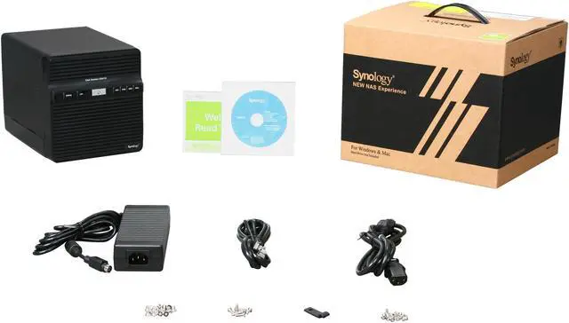 Alt view image 8 of 8 - Synology DS410 Diskless System DiskStation 4-bay All-in-1 NAS Server for Home to Business Workgroup Users
