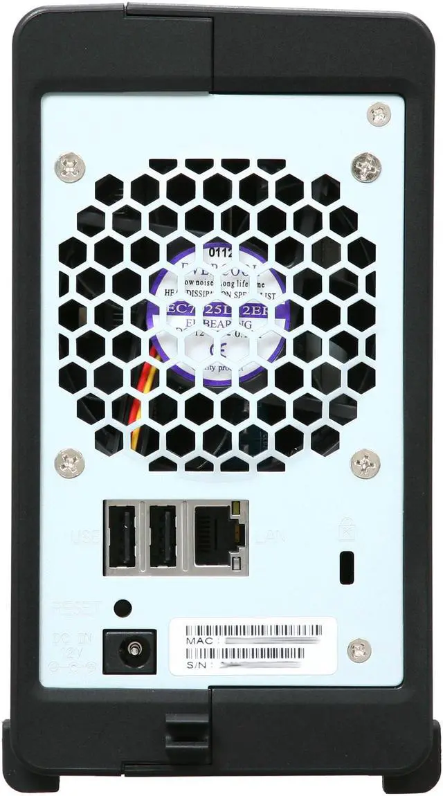 Alt view image 4 of 5 - Synology DS210+ 2100 2TB (2x1TB) DiskStation 2-bay All-in-1 NAS Server
