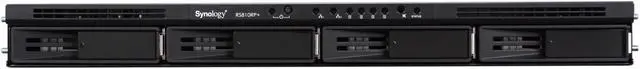 Alt view image 2 of 7 - Synology RackStation RS810RP+ Diskless System Scalable 4-bay All-in-1 Rackmounted NAS Server for SMB Users