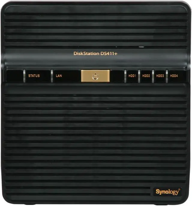Alt view image 2 of 5 - Synology DS411+ Diskless System DiskStation 4-bay All-in-1 NAS Server for SMB Users