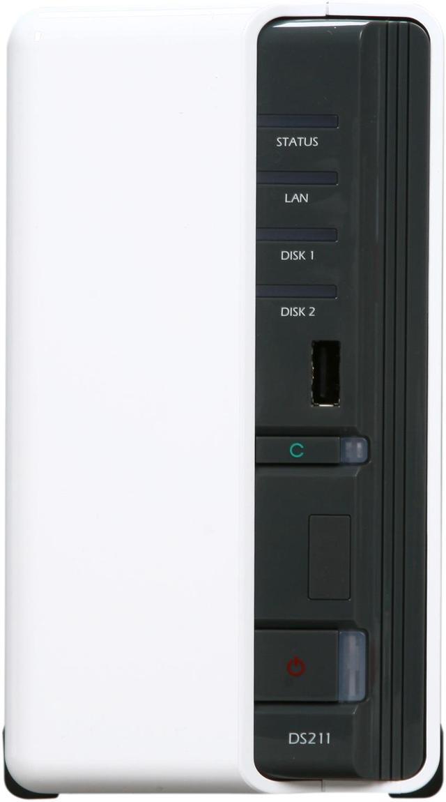 Alt view image 2 of 5 - Synology DS211 Diskless System DiskStation 2-bay NAS Server for Workgroups and Offices