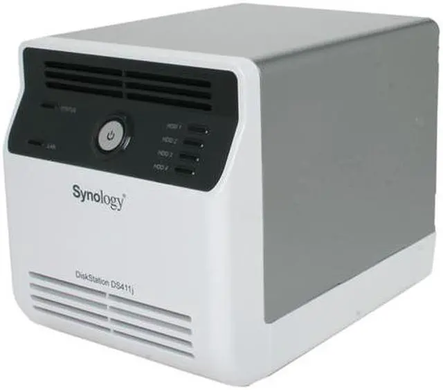Main image of Synology DS411J Diskless System DiskStation 4-bay NAS Server for Small Office and Home Use