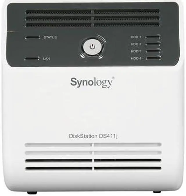 Alt view image 2 of 4 - Synology DS411J 4100 4TB (4x1TB) DiskStation 4-bay NAS Server for Small Office and Home Use