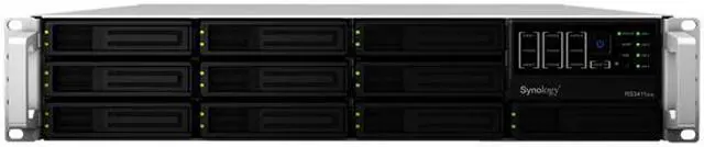 Alt view image 2 of 5 - Synology RS3411xs Diskless System Ultra-High performance NAS Server Scales up to 100TB for Large Scale Business