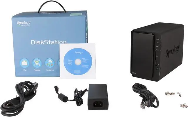 Alt view image 5 of 5 - Synology DS212 Diskless System DiskStation - Feature-rich 2-bay NAS Server for Workgroups and Offices