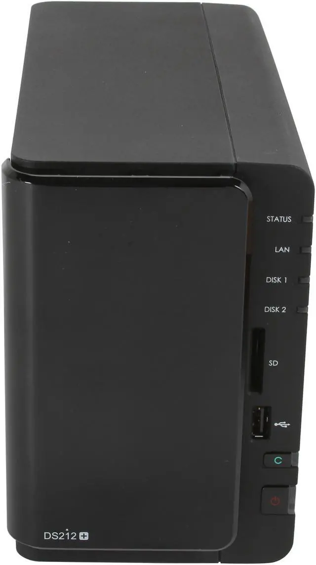 Alt view image 2 of 6 - Synology DS212+ Diskless System DiskStation High-Performance 2-bay All-in-1 NAS Server
