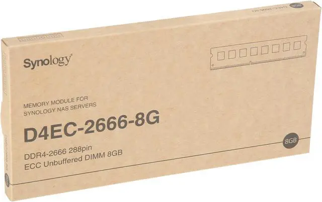 Synology D4EC-2666-8G RAM DDR4-2666 ECC UDIMM 8GB - Newegg.com