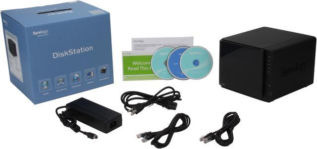 Alt view image 6 of 6 - Synology DS412+ Diskless System High-Performance & Easy to Manage 4-bay All-in-1 NAS Server for SMB Users