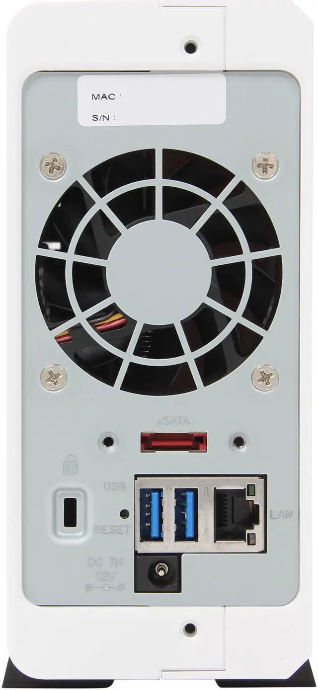 Alt view image 4 of 5 - Synology DS112 Diskless System Feature-rich 1-bay NAS Server for Small Business & Workgroups