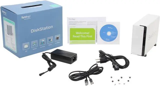 Alt view image 5 of 5 - Synology DS112 Diskless System Feature-rich 1-bay NAS Server for Small Business & Workgroups
