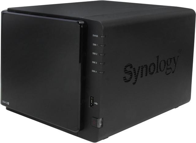 Synology good DiskStation 4-Bay (12TB) Network Attached Storage DS412+ (Black)