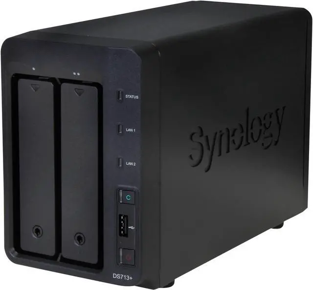 Synology DiskStation 2-Bay (2x 3TB NAS Drives) Network Attached