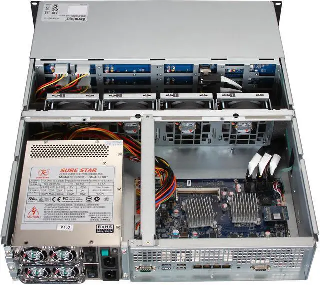 Alt view image 5 of 7 - Synology RS2414RP+ Diskless System RackStation Network Storage