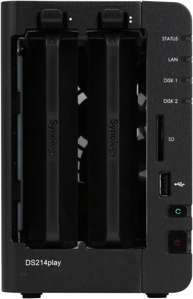 Alt view image 2 of 7 - Synology DiskStation DS214play Diskless System Network Storage
