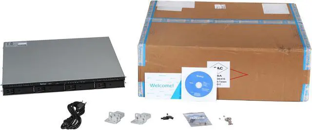 Alt view image 6 of 6 - Synology RS814 Diskless System 4-bay Rackmount NAS