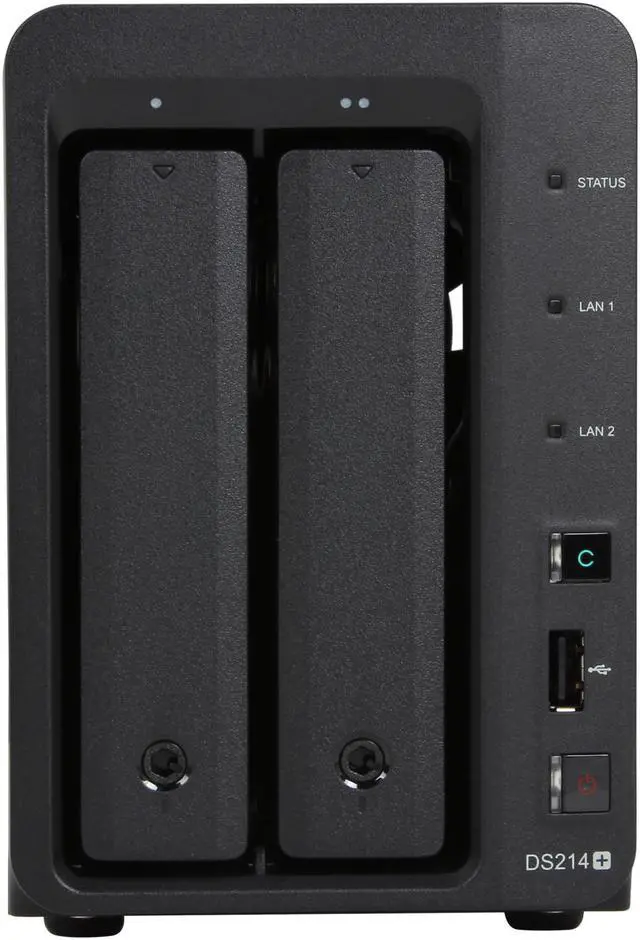 Alt view image 2 of 7 - Synology DS214+ Diskless System DiskStation 2-Bay Network Storage