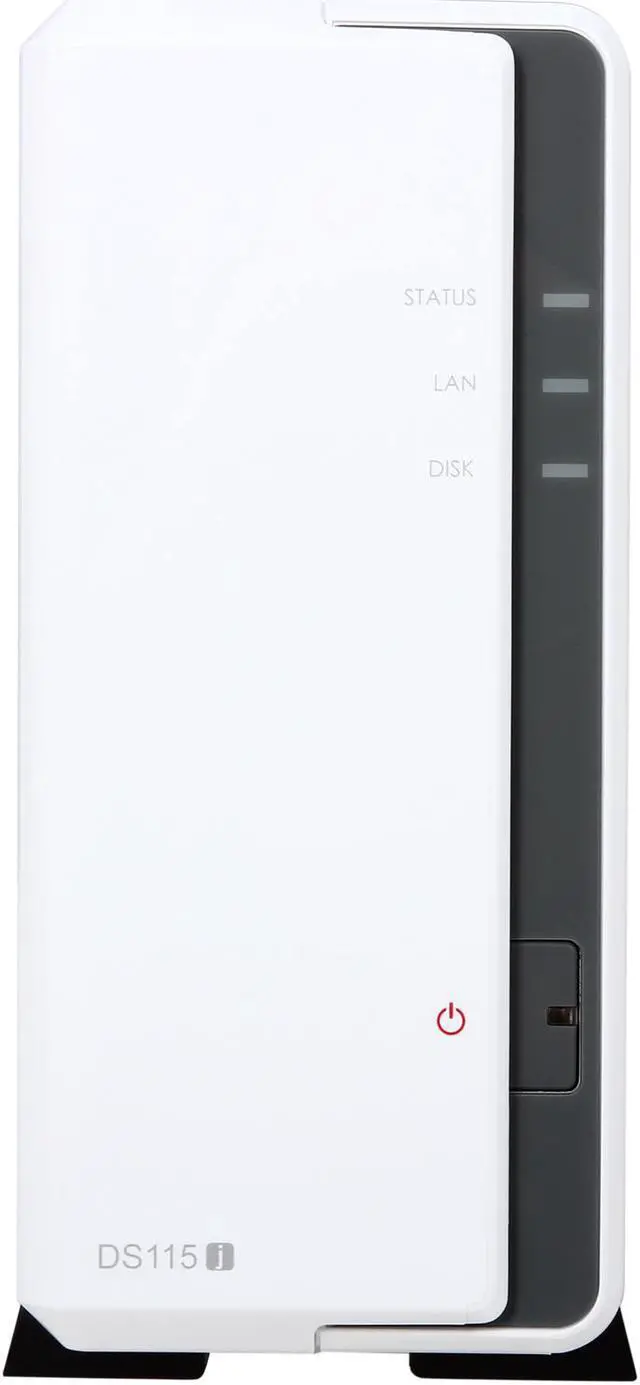 Alt view image 2 of 6 - Synology DS115j 1-Bay (Diskless) Network Attached Storage (No HDD Included)