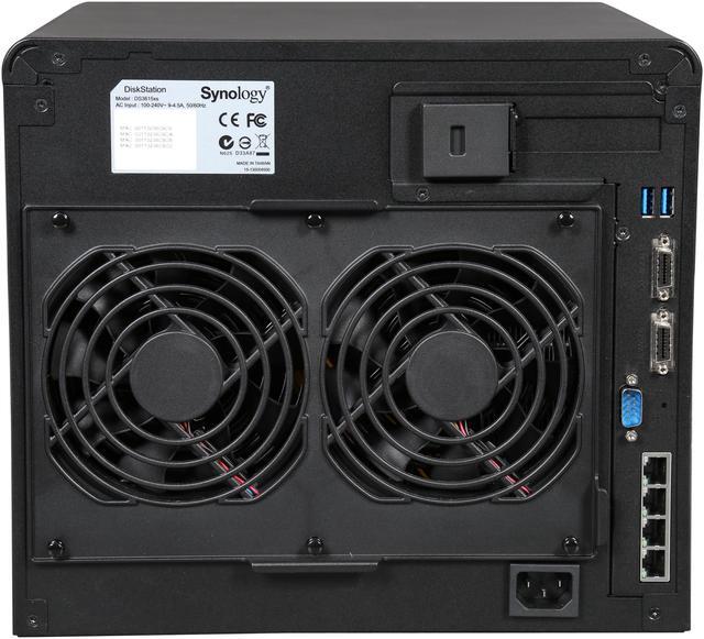 Alt view image 5 of 7 - Synology DS3615xs 12-Bay High Performance NAS, PCIe Slot, Expandable ECC RAM