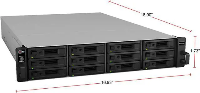 Alt view image 2 of 2 - Synology RXD1215sas Diskless System RackStation 12-Bay Rackmount Expansion Unit