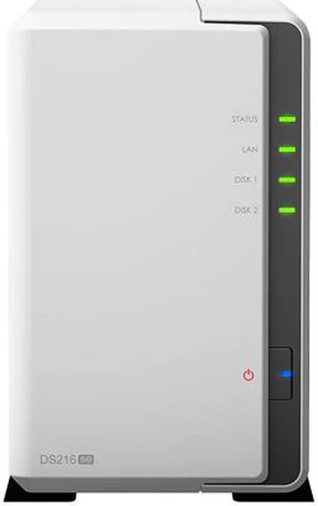 Alt view image 2 of 5 - Synology 2 Bay NAS DiskStation DS216se (Diskless)