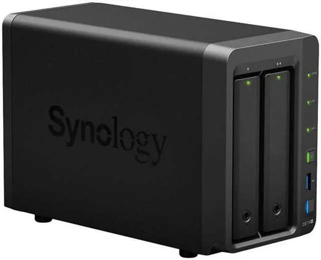 Alt view image 3 of 6 - SYNOLOGY DS716+ NAS Server DiskStation Quad Core 2.08 GHz 2Bay 2G DDR3 (No HDD)