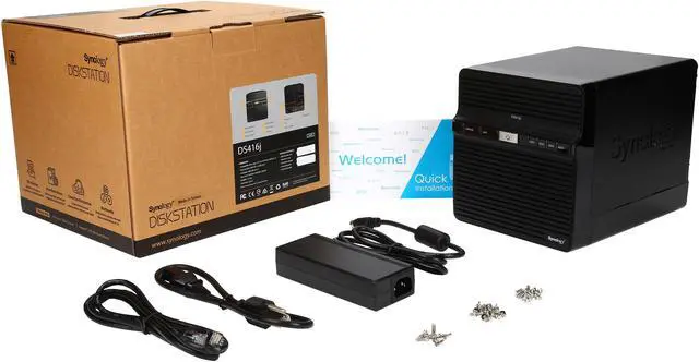 Alt view image 6 of 6 - Synology DS416j Disk Station 4-Bay Diskless Network Attached Storage