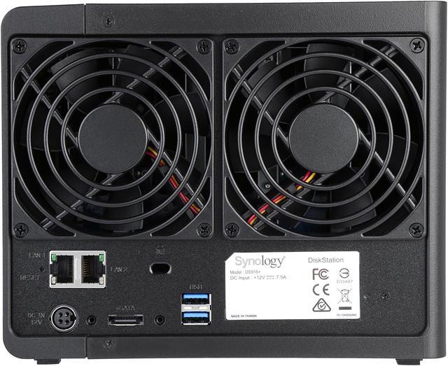 Alt view image 5 of 7 - Synology DS916+ (8GB) Diskless System Network Storage
