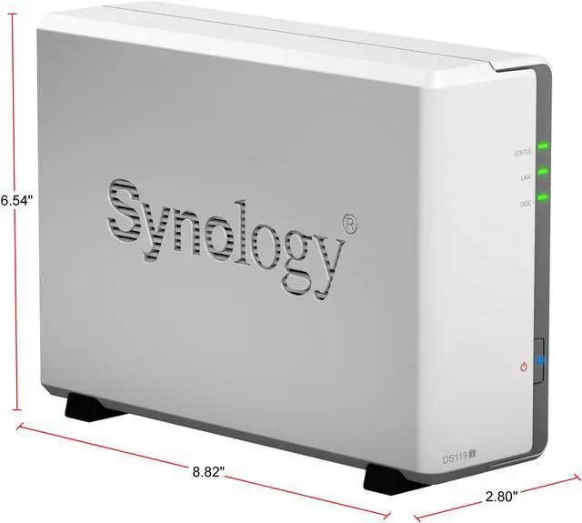 Alt view image 7 of 10 - Synology DS119j 1 Bay NAS DiskStation (Diskless)