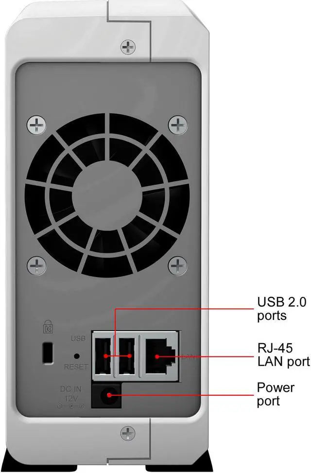 Alt view image 9 of 10 - Synology DS119j 1 Bay NAS DiskStation (Diskless)