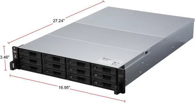 Alt view image 2 of 7 - Synology RX1217RP Redundant Power Expansion for RackStation (Diskless)