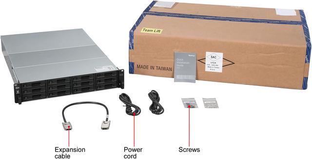 Alt view image 7 of 7 - Synology RX1217RP Redundant Power Expansion for RackStation (Diskless)