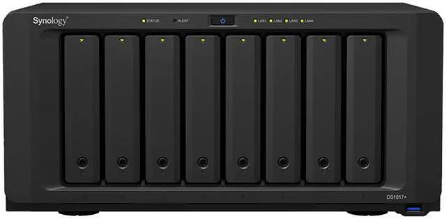 Alt view image 2 of 8 - Synology 8 bay NAS DiskStation DS1817+ (8GB) (Diskless)
