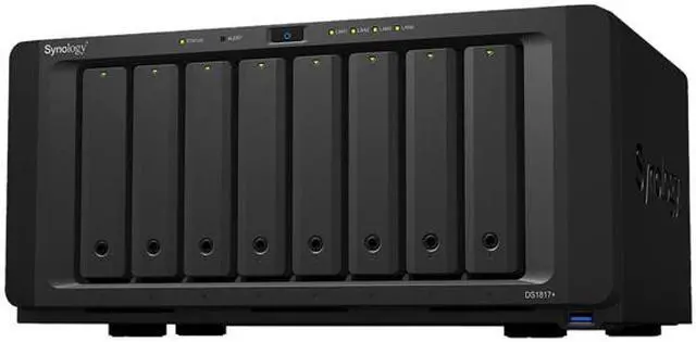 Alt view image 4 of 8 - Synology 8 bay NAS DiskStation DS1817+ (8GB) (Diskless)