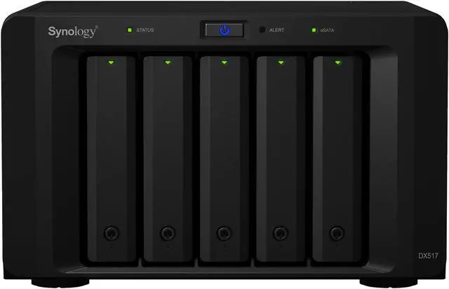 Alt view image 2 of 8 - Synology 5 Bay Expansion Unit DX517 (Diskless)