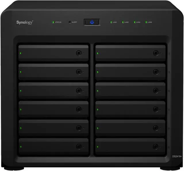 Alt view image 2 of 8 - Synology 12 bay NAS DiskStation DS2419+ (Diskless)