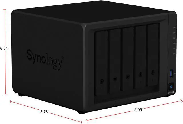 Alt view image 5 of 10 - Synology 5 Bay NAS DiskStation DS1019+ (Diskless)