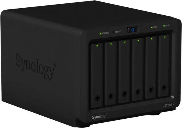 Alt view image 4 of 9 - Synology 6 Bay Desktop NAS DiskStation DS620slim (Diskless)