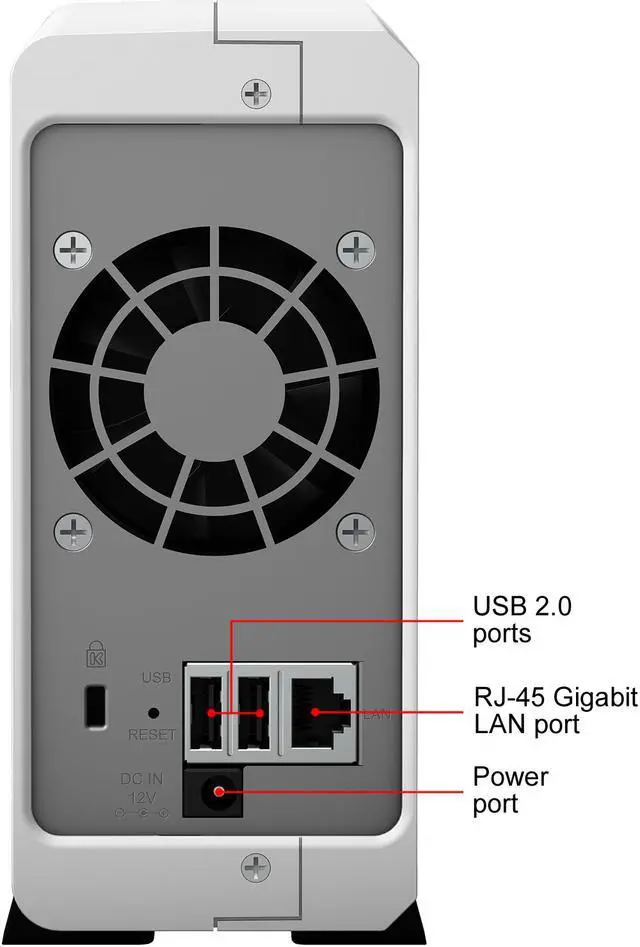 Alt view image 5 of 10 - Synology 1 Bay Desktop NAS DiskStation DS120j (Diskless)