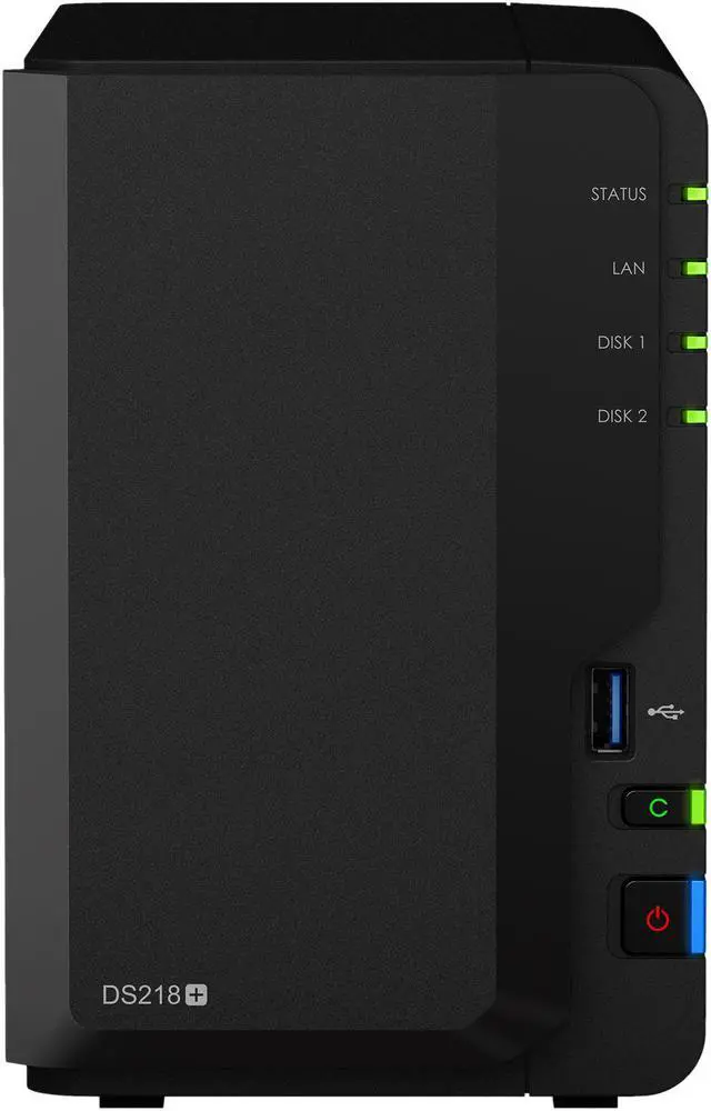 Alt view image 4 of 9 - Synology 2 Bay NAS DiskStation DS218+ (Diskless)