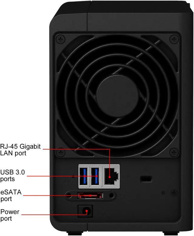 Alt view image 9 of 9 - Synology 2 Bay NAS DiskStation DS218+ (Diskless)