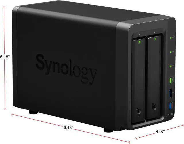 Alt view image 6 of 10 - Synology 2 Bay NAS DiskStation DS718+ (Diskless)