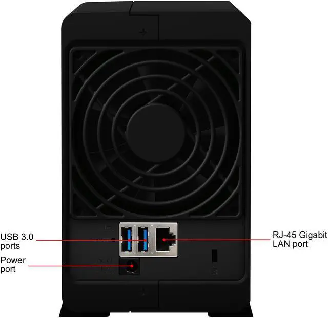 Alt view image 9 of 10 - Synology 2 bay NAS Disk Station, DS218play (Diskless)