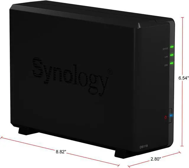 Alt view image 5 of 10 - Synology 1 bay NAS DiskStation DS118 (Diskless)