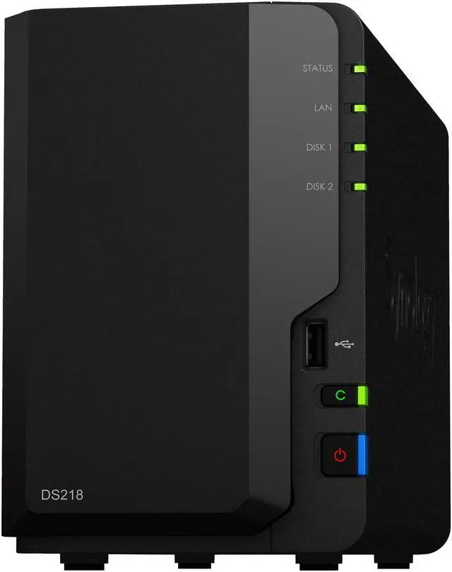Synology 2 bay NAS DiskStation DS218 (Diskless) - Newegg.com