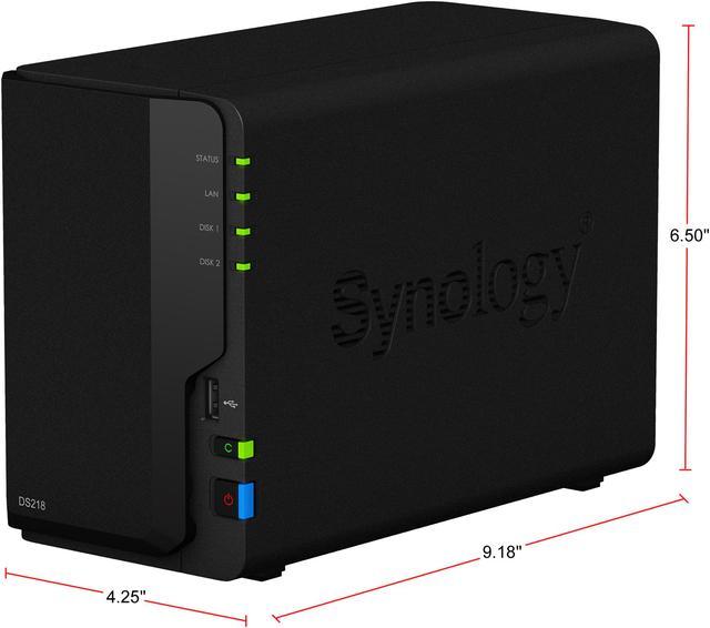 Synology 2 bay NAS DiskStation DS218 (Diskless) - Newegg.ca