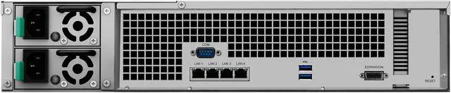 Alt view image 7 of 7 - Synology RS2418RP+ 12-bay NAS RackStation (Diskless)